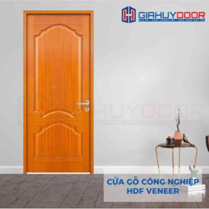 Cửa gỗ công nghiệp HDF Veneer 2A lum xoan dao