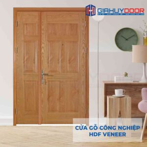 Cửa gỗ công nghiệp HDF Veneer 9A-soi
