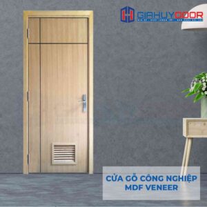 Cửa gỗ công nghiệp MDF Veneer P1R2L1