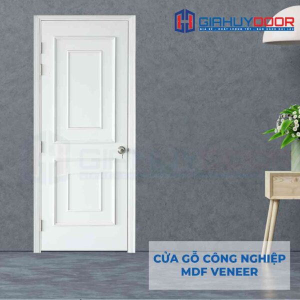 Cửa gỗ công nghiệp MDF Veneer O4-C1 phao chi