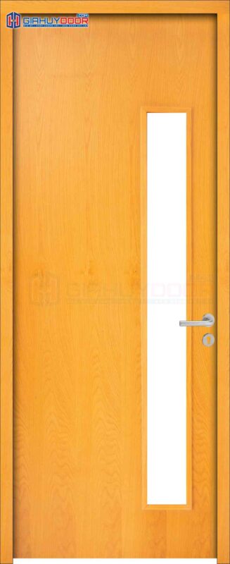 Cửa gỗ chống cháy GCC MDF Veneer P1G1 soi