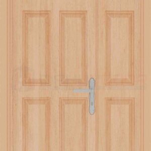 Cửa gỗ công nghiệp HDF Veneer 2 canh 9A Oak (1)