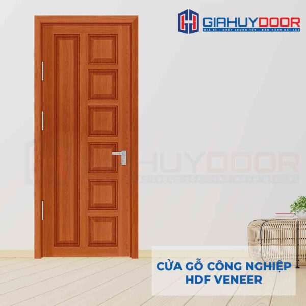 Cửa gỗ công nghiệp HDF Veneer 6B sapele (1)
